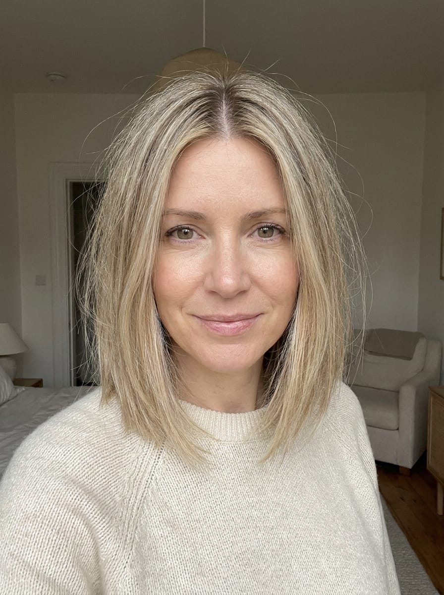 Blonder Balayage Bob für feines Haar - Balayage Bob